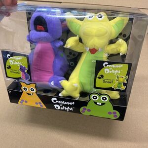 Creatures of Delight Shoester & Snarl Plush Stuffed‎ Animals 2006 NOS